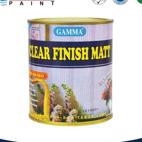 CLEAR FINISH MATT 1L - Cat Proteksi Coating Tembok Clear Water-based