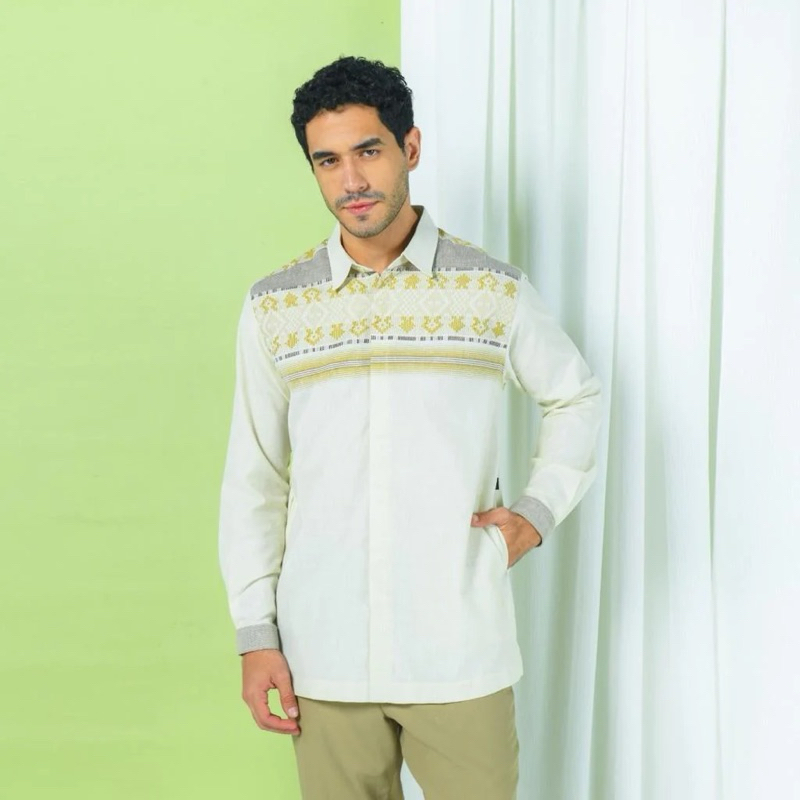 ZOYA BAJU KOKO LAKI-LAKI LENGAN PANJANG CALFIN MENSWEAR