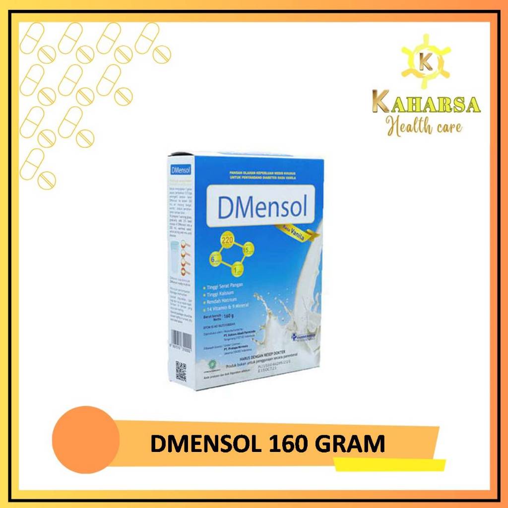 

DMENSOL 160 GR susu rendah gula dan kalori untuk penderita diabetes