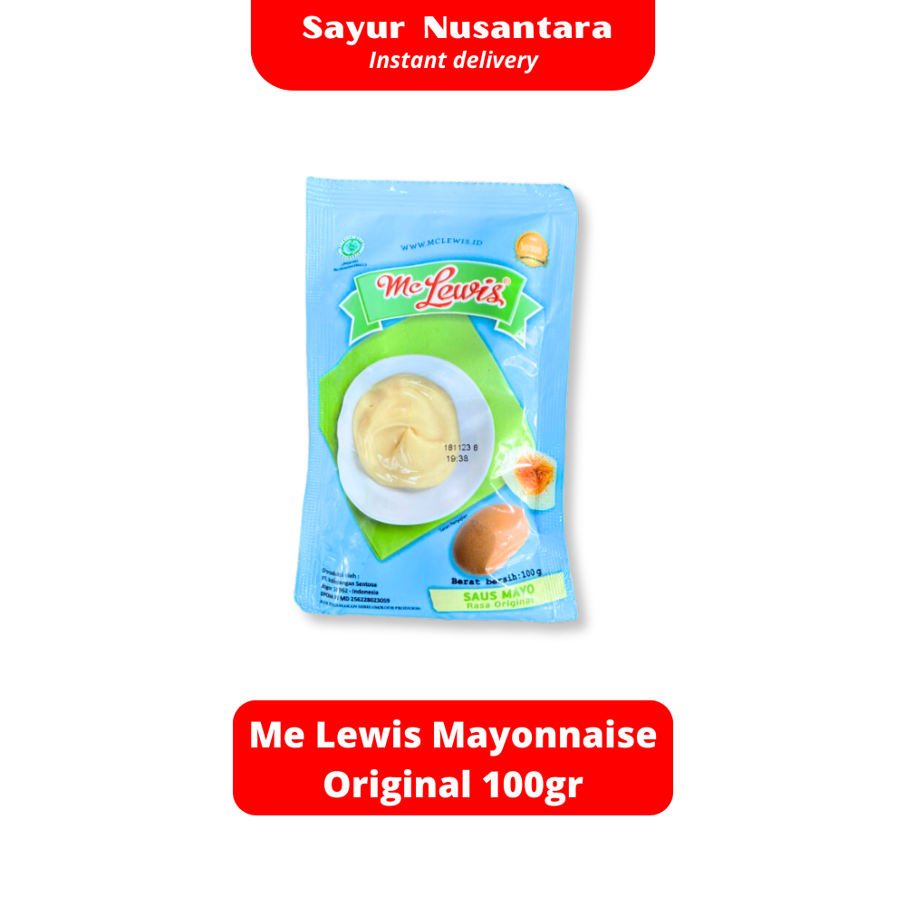 

Me Lewis Mayonnaise Original 100gr - Sayur Nusantara