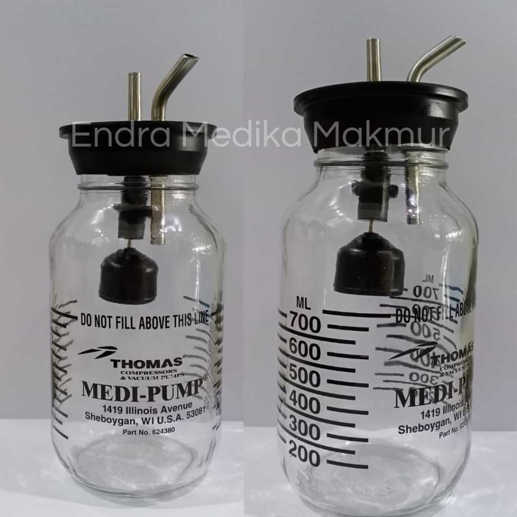 Botol Kaca Suction Pump Thomas