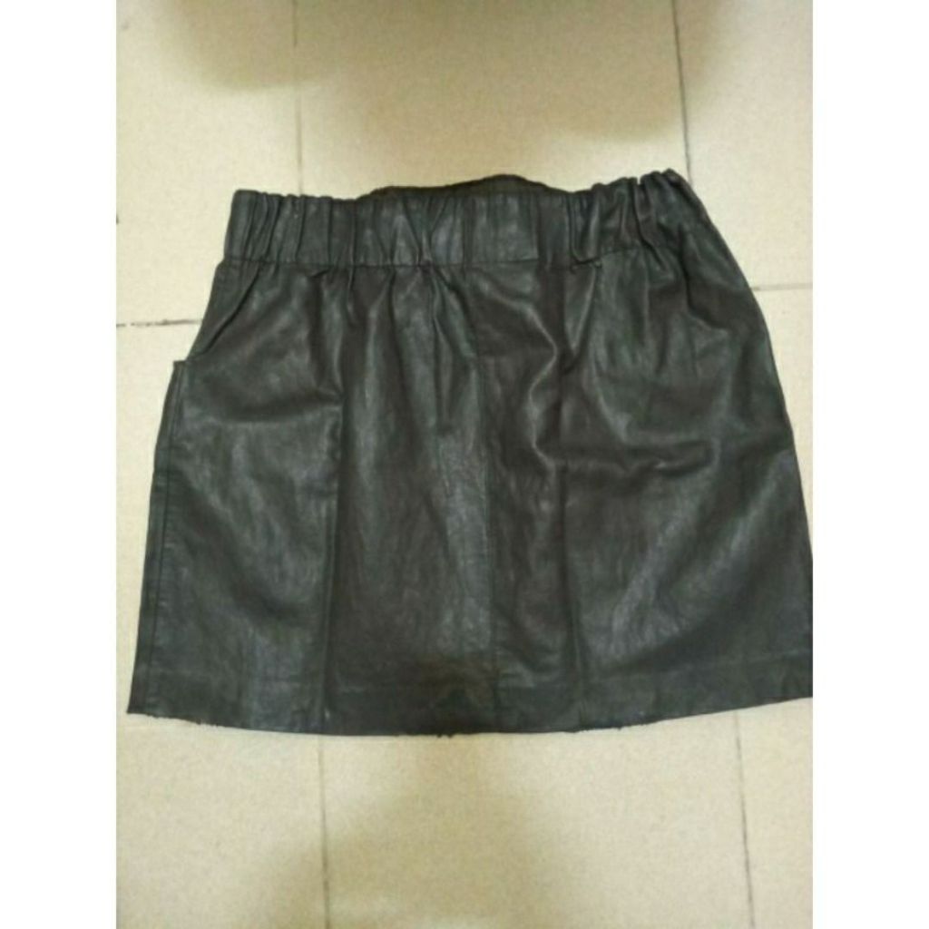 Leather Skirt zara basic (NN07)