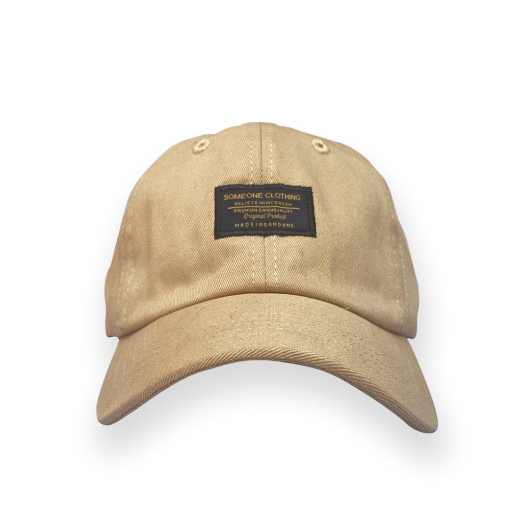 Someone Topi Polo Caps Basic Cream