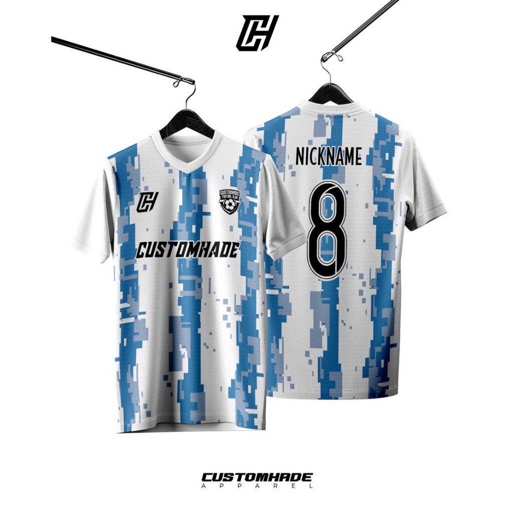 Jersey Baju Futsal Volly Sepak Bola Setelan Futsal Pria Wanita Free Custom Nama