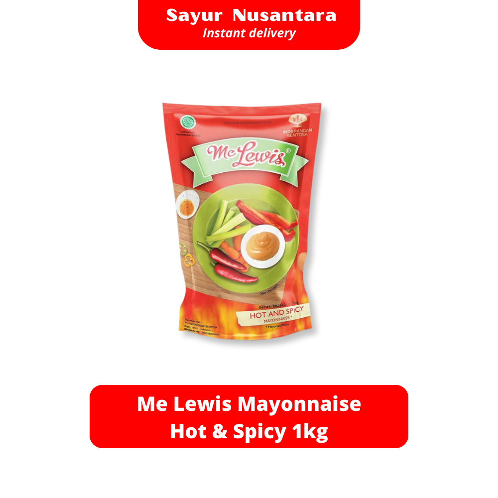 

Me Lewis Mayonnaise Hot & Spicy 1000gr - Sayur Nusantara