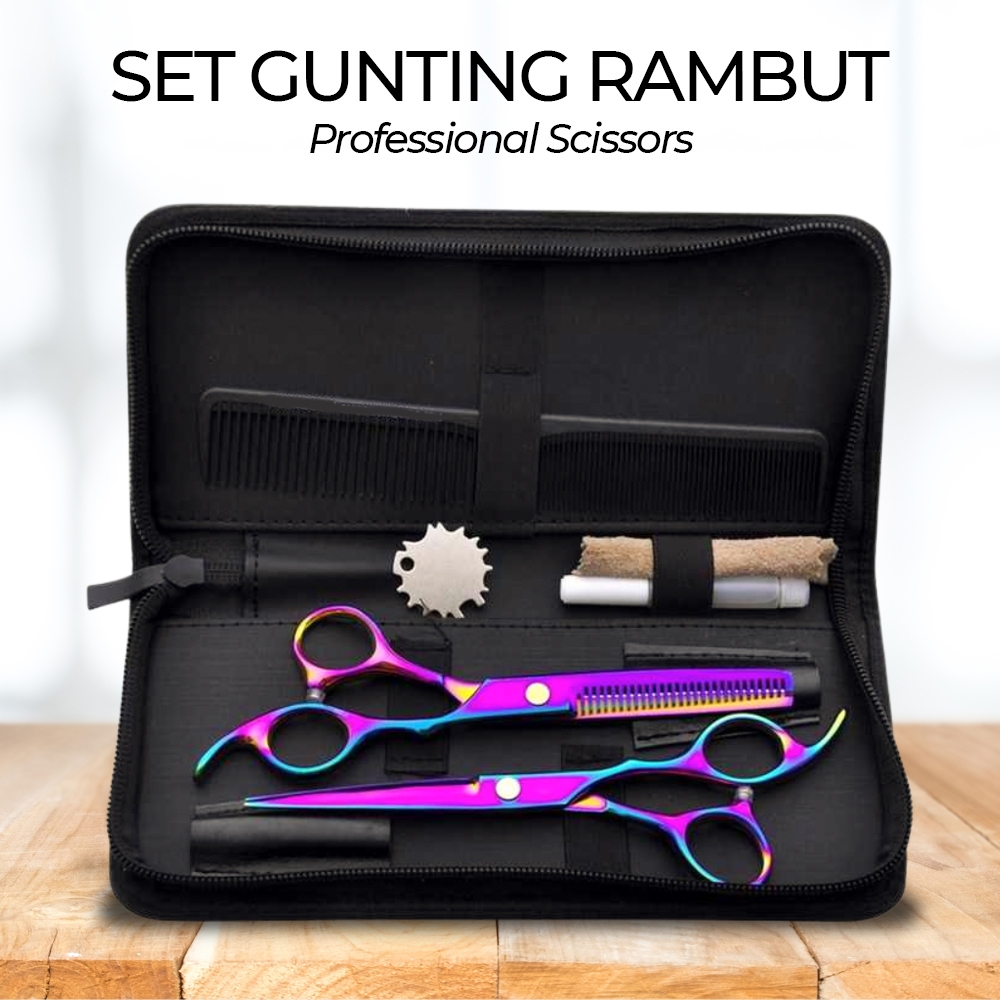 

Set Gunting Rambut Professional Scissors - M132 - Multi-Color