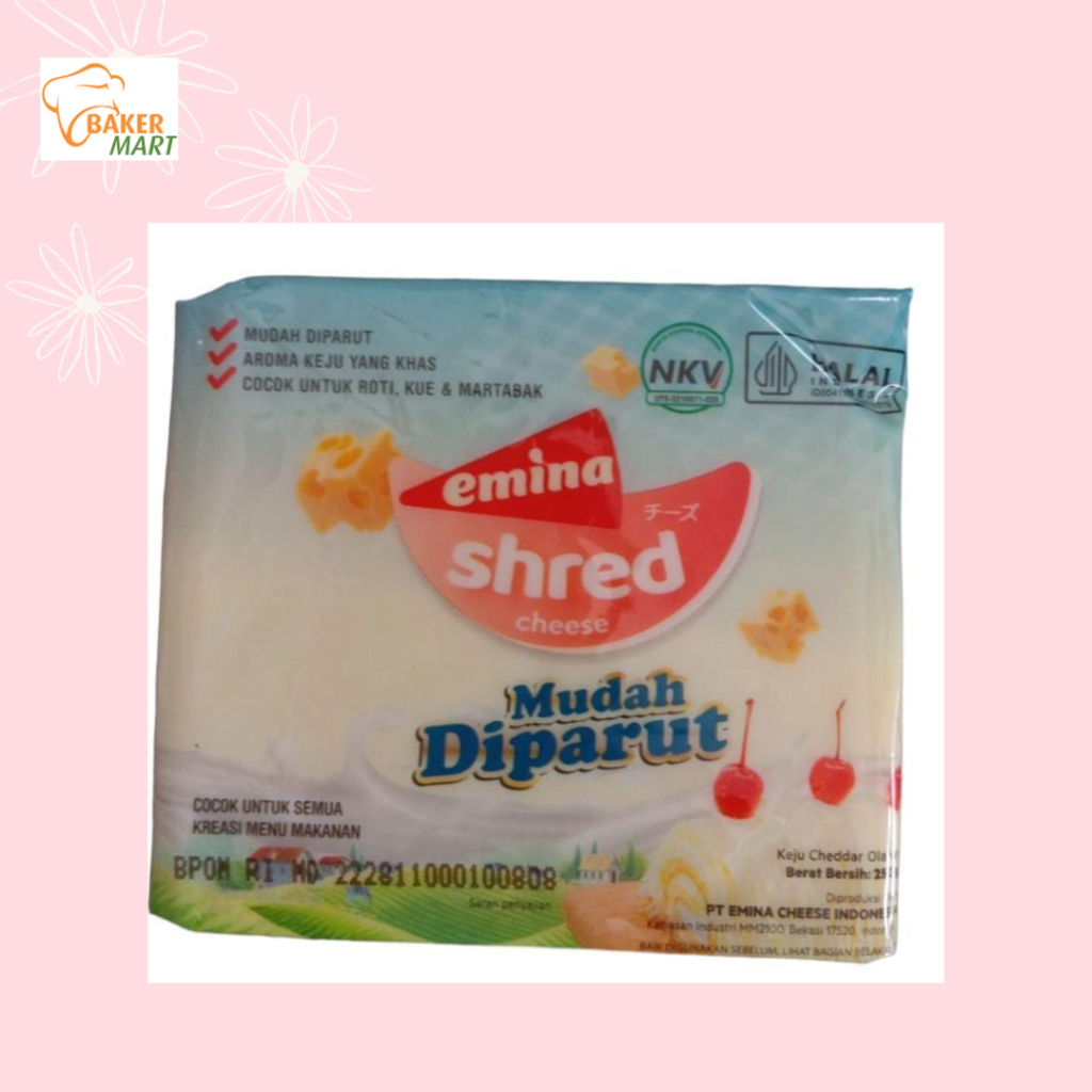 

Emina Shred Cheese 250Gr