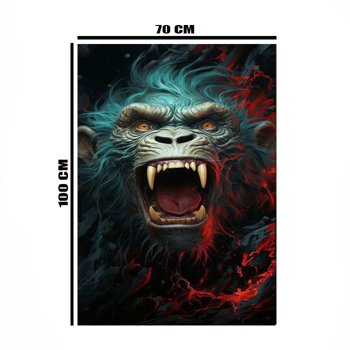 Poster jumbo uk 70 x 100 cm bahan albatros gambar Kingkong