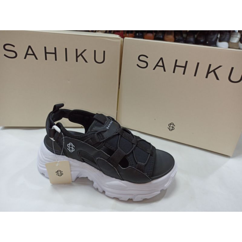Sepatu Sandal Wedges Wanita Sahiku IE805