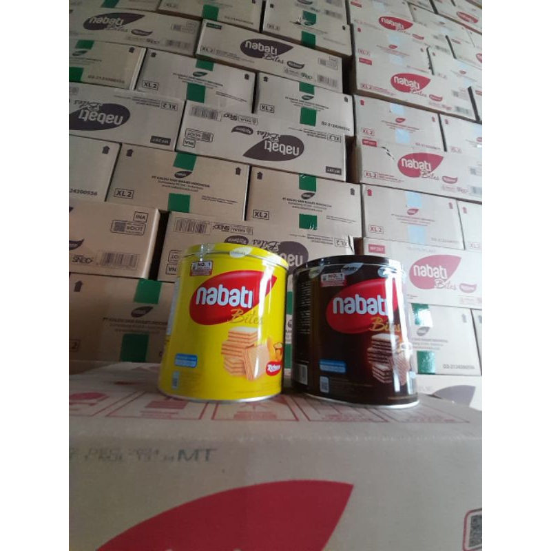 NABATI kaleng isi 6 / karton / WAFER NABATI