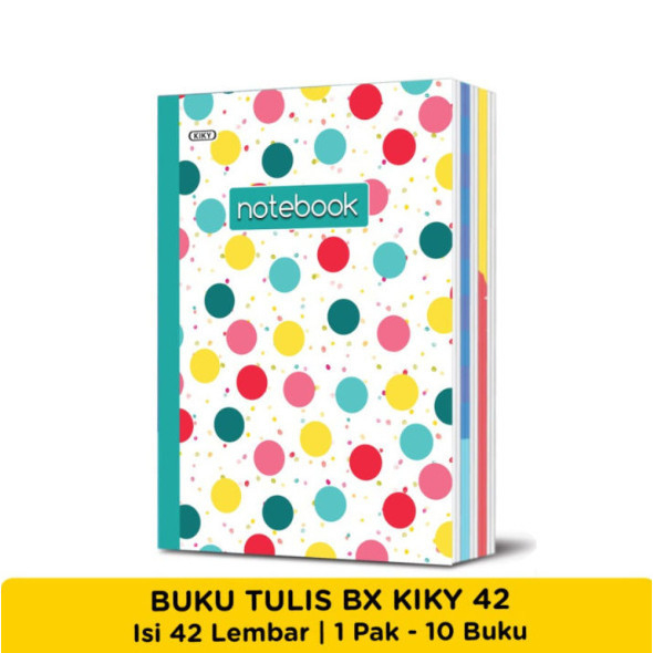 

Kiky Buku Tulis 42 Lembar - 1 pak isi 10 pcs
