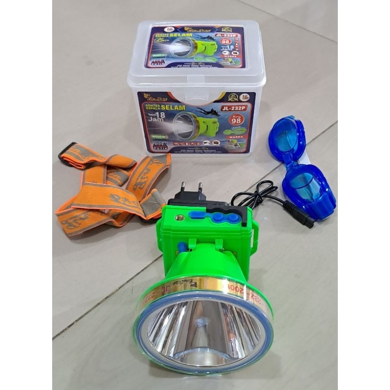 senter kepala selam jl 232 kuning/ senter kepala selam kuning/ senter kepala selam 200W