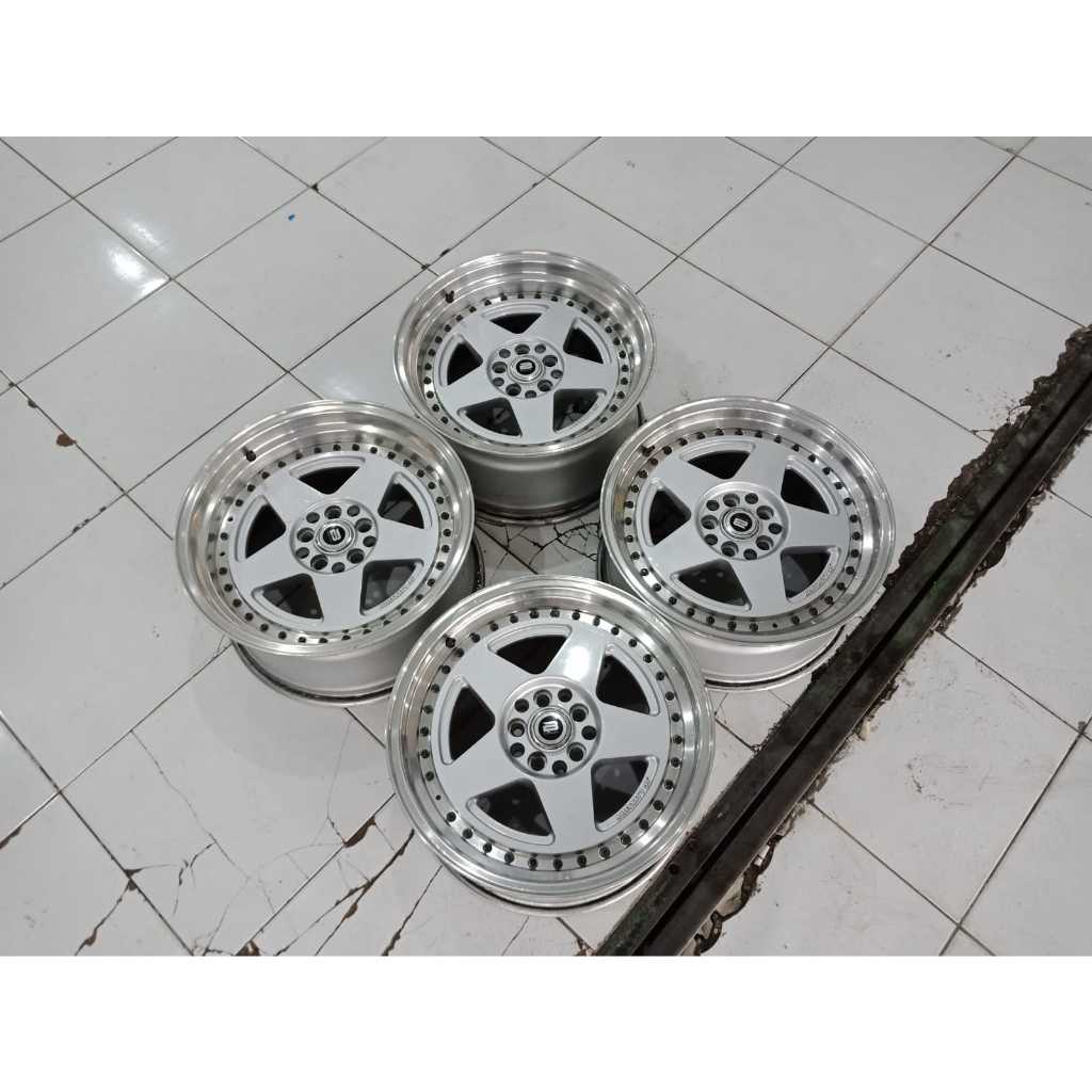 VELG MOBIL BEKAS R17 BAUT 5 JF LUXURY R17 X7,5-8,5 10X100-114,3 ET25-20