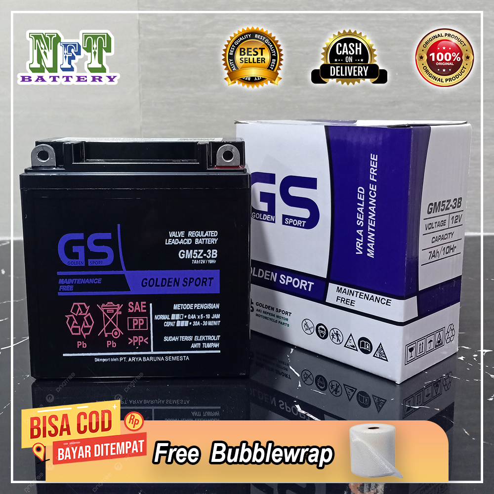 Aki Motor Jupiter Z Burhan, Jupiter Mx Old, Jupiter Z Old GS GM5Z-3B Aki Kering MF