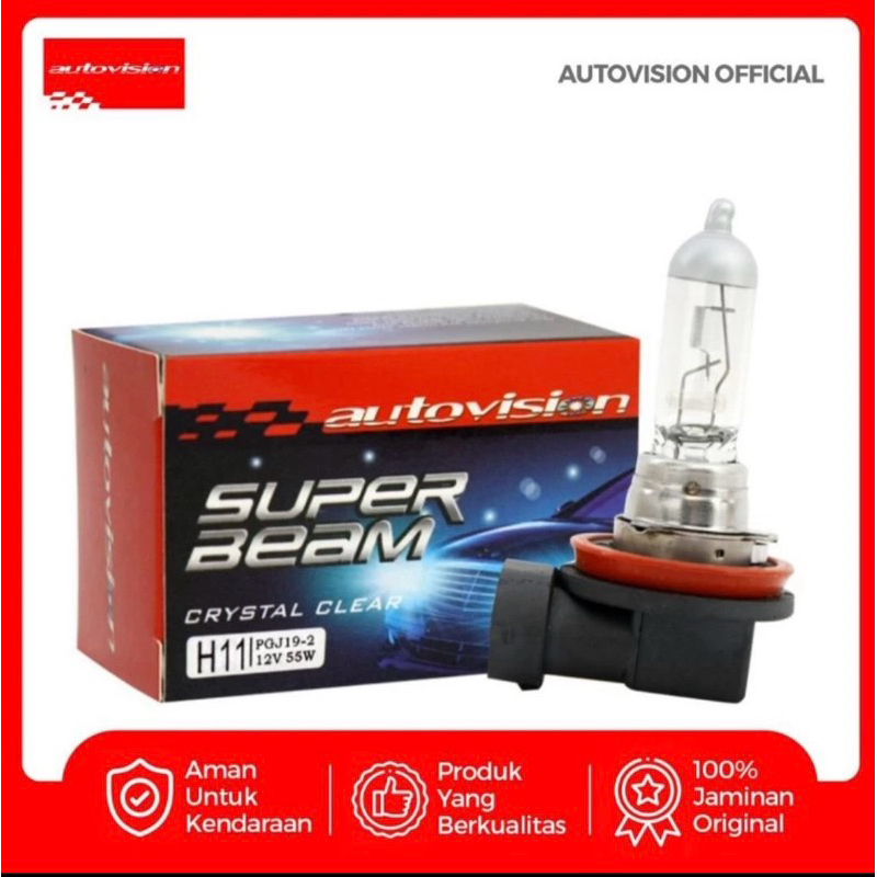 1pcs Bohlamp H11 Lampu Foglamp 12/24V