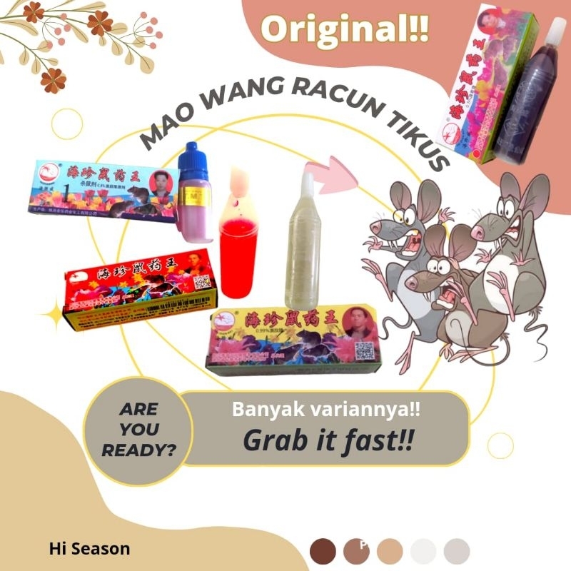 MAO WANG DOSIS TINGGI RACUN TIKUS MAOWANG 2 M 0,99%