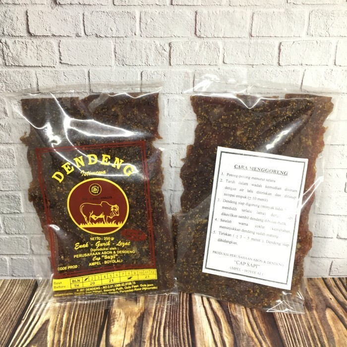 

Dendeng Sapi Cap Istimewa Khas Boyolali 250 gram / 100 gram