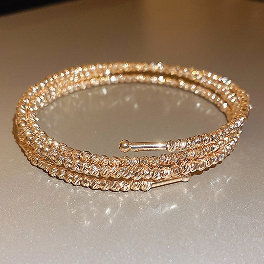 YPY-016 BANGLE GELANG ULIR Rhodium Titanium anti karat Lapis Emas VERY HIGH QUALITY