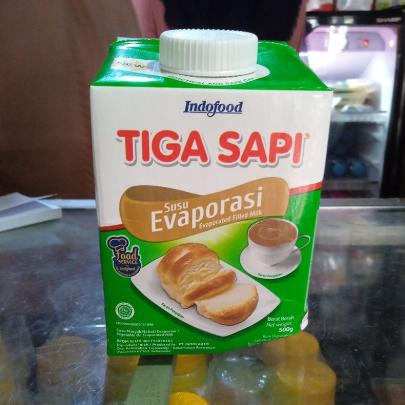 

TIGA SAPI SUSU EVAPORASI BERAT 500 GRAM