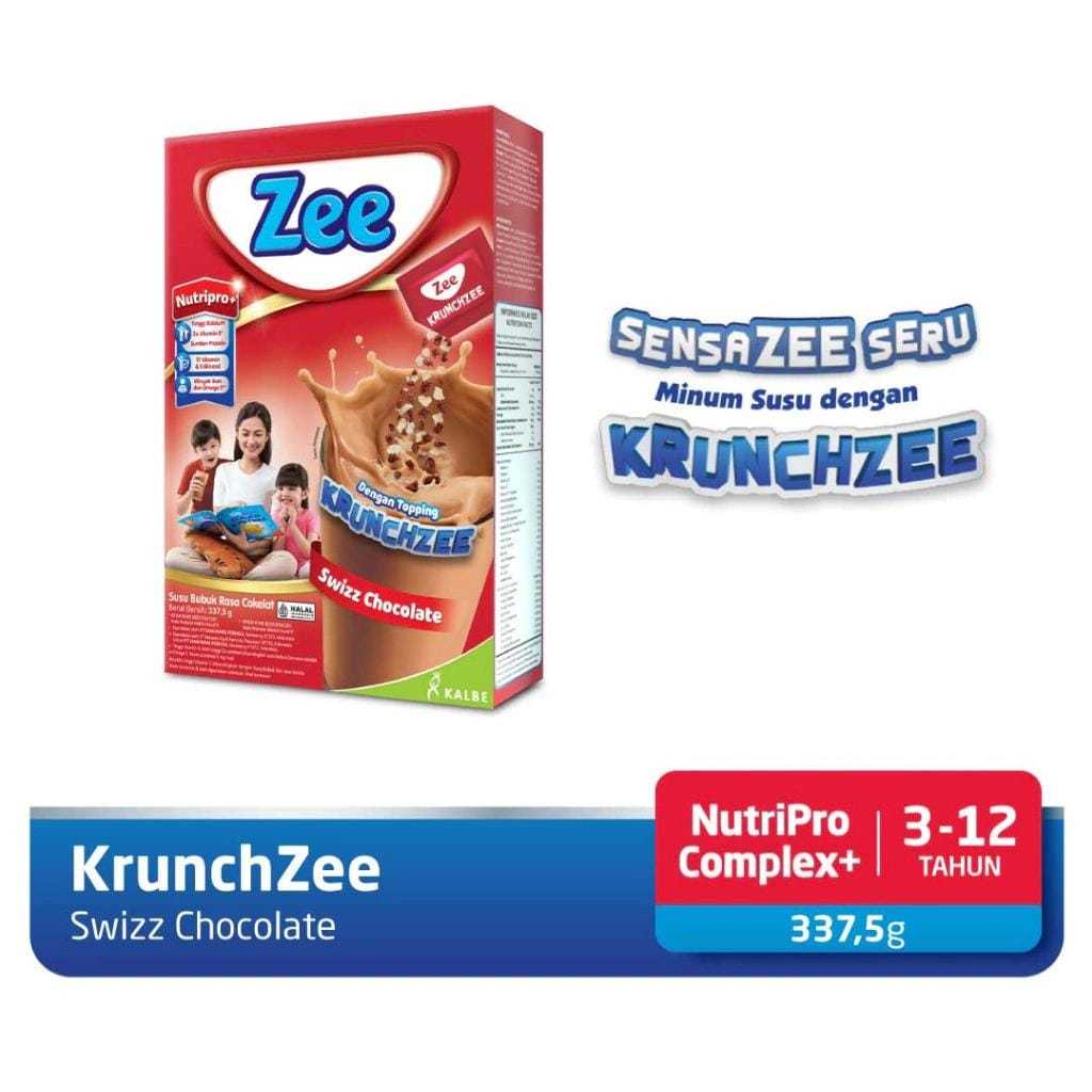 

Zee KrunchZee Swizz Chocolate Milk 337.5gr - susu anak