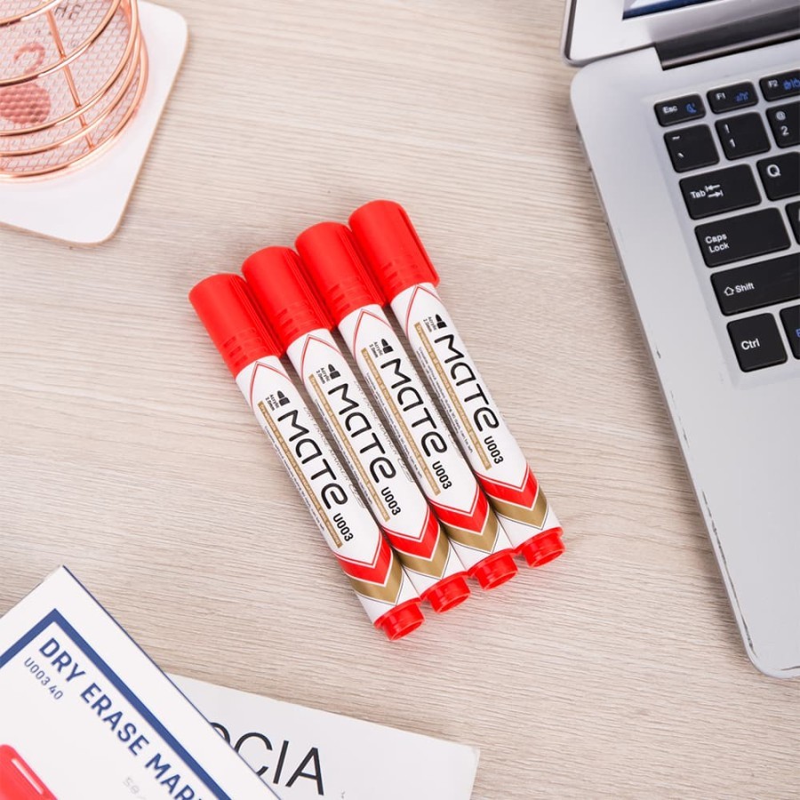 

Deli Spidol Whiteboard / Dry Erase Marker EU00340 - Merah