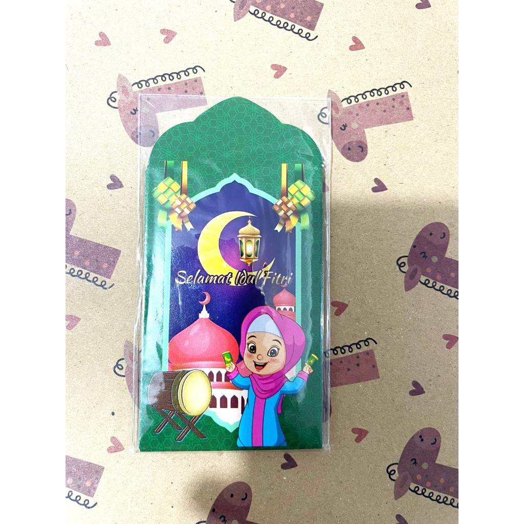 

Amplop Lebaran idul fitri ukuran kecil isi 8 (9x6 cm)
