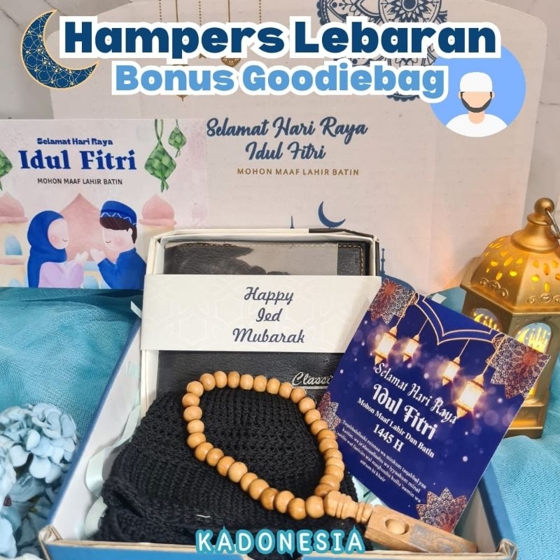 

Hampers Lebaran Peci / Parcel Idul Fitri Sajadah / Kado Lebaran Cowok