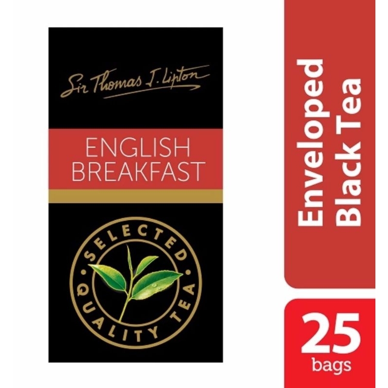 

Teh Lipton English Breakfast (25 Bags).