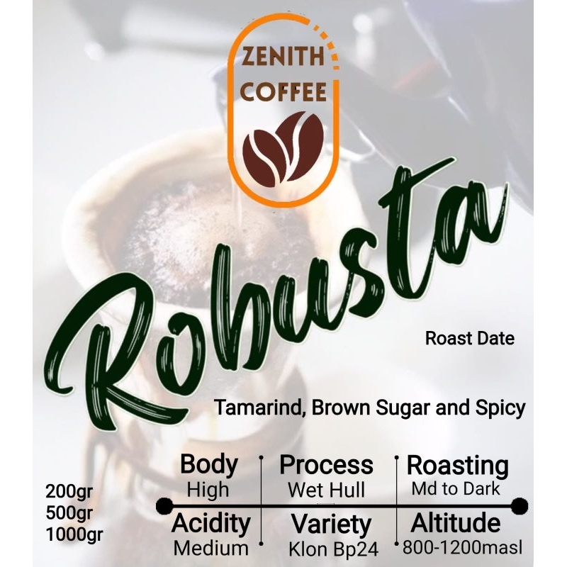 

Biji Kopi Robusta Silver Kerinci Sumatra Barat | 1kg