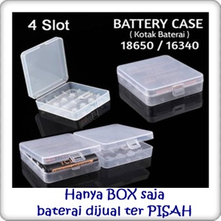Case Box Baterai Kotak Batere Batre 18650 4 Slot Casing Senter