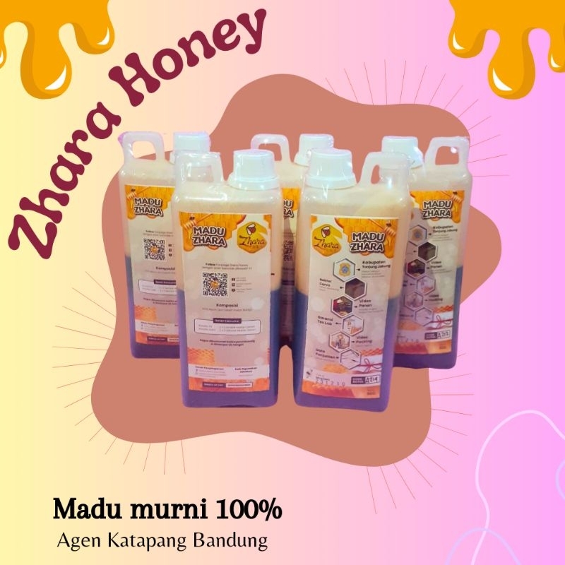 

ZHARA HONEY - MADU ASLI MURNI 100% | Madu Nektar Akasia 900 gr