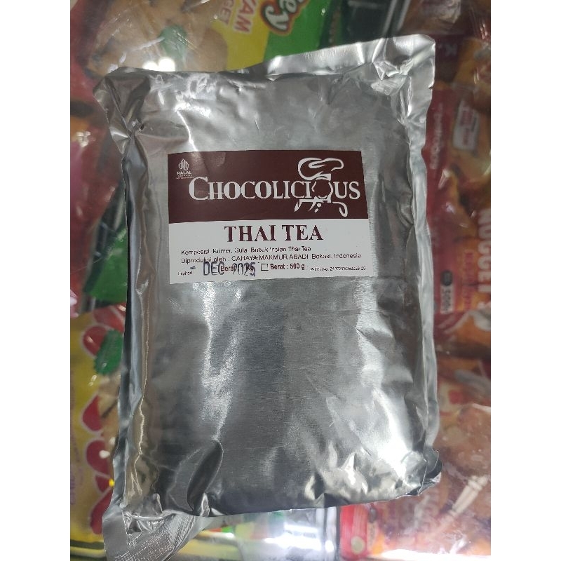 

Chocolicious Bubuk Minuman Instan Rasa Thai Tea 500 gram
