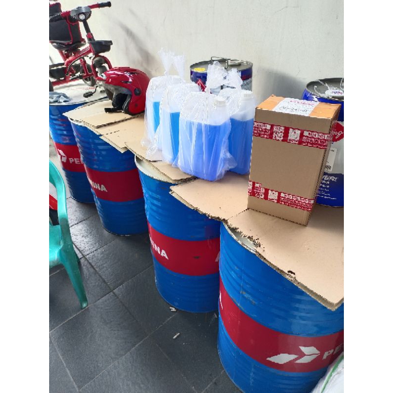 Bensol Avgas Biru 200Liter Segel