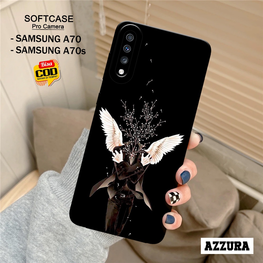 AZZURA - Case Samsung A70 / A70s Terbaru - Fashion Case Aesthetic - Casing Hp Samsung A70 / A70s Ter