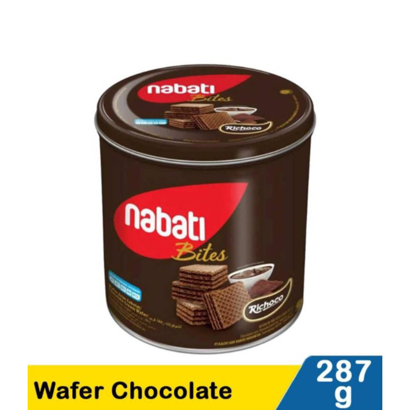 

Wafer Richeese Nabati Krim Cokelat / Richoco Kaleng 287 gr.