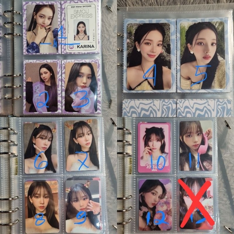 [ready] wts aab karina aespa photocard