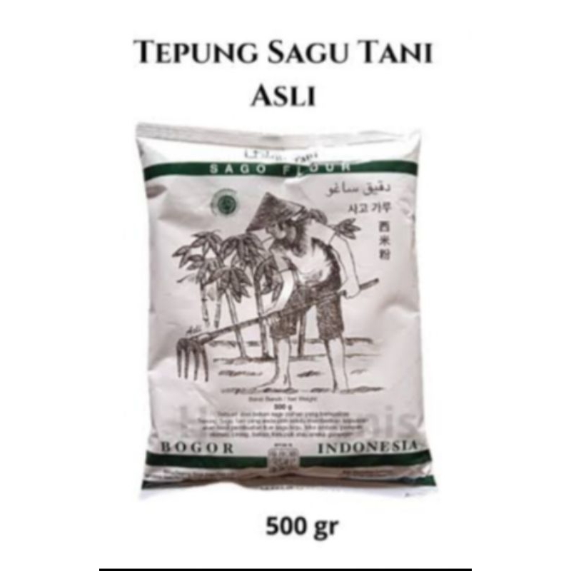 

Tepung sagu tani 500 gr asli