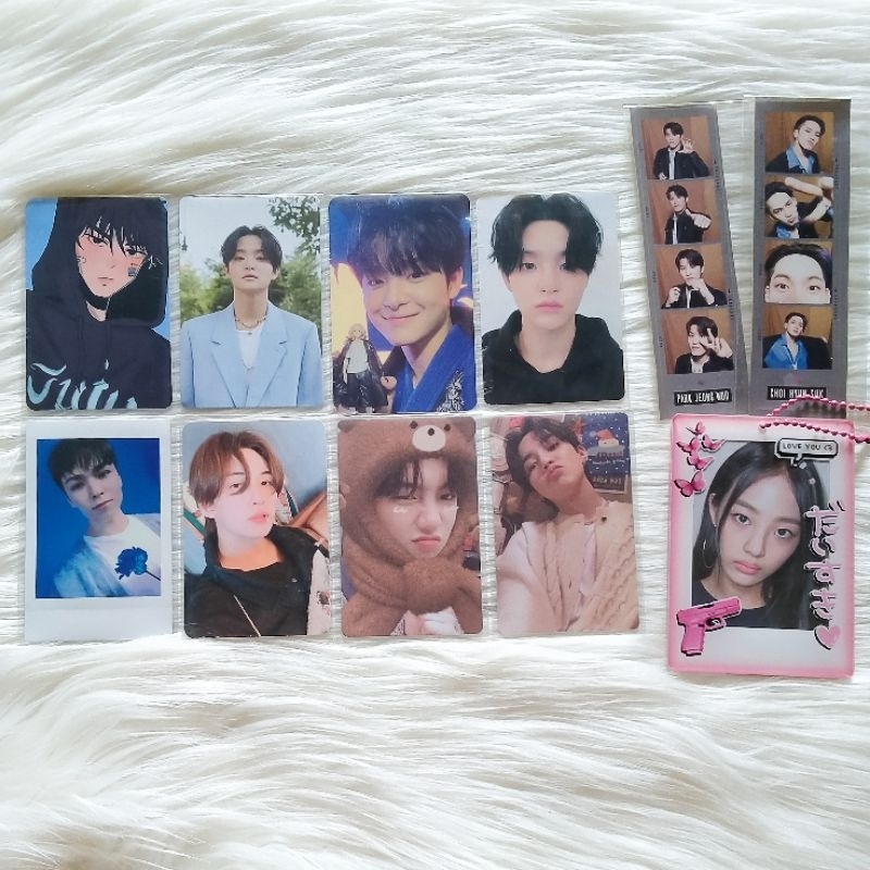 PHOTOCARD TREASURE OFFICIAL wts pc MD jikjin jeongwoo sticker camcam jeongwoo hyunsuk konsep reboot 