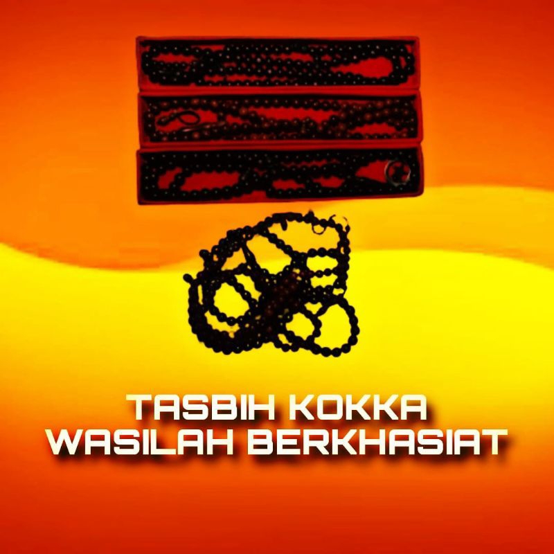 TASBIH KOKKA WASILAH WARNA.HITAM