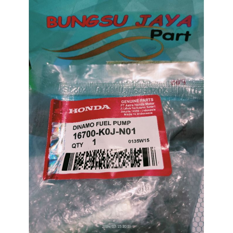 ROTAK FUEL PUMP GENIO 2020 BEAT LED 2020 KOJ