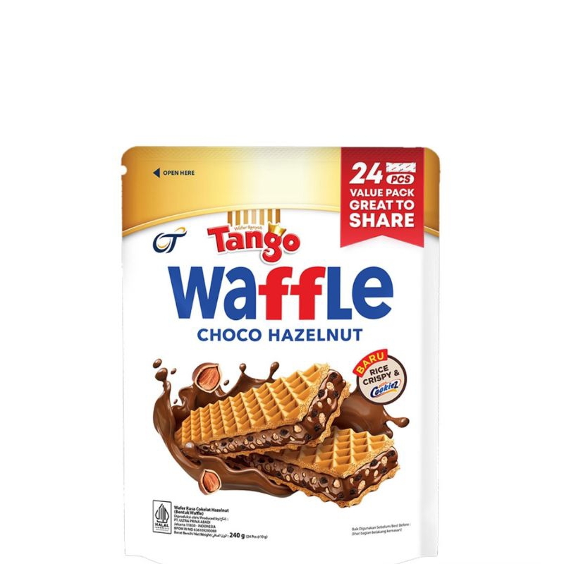 

PROMO RAMADHAN ✓ TANGO WAFFLE CHOCO HAZELNUT KEMASAN SHARE PACK 240 GR