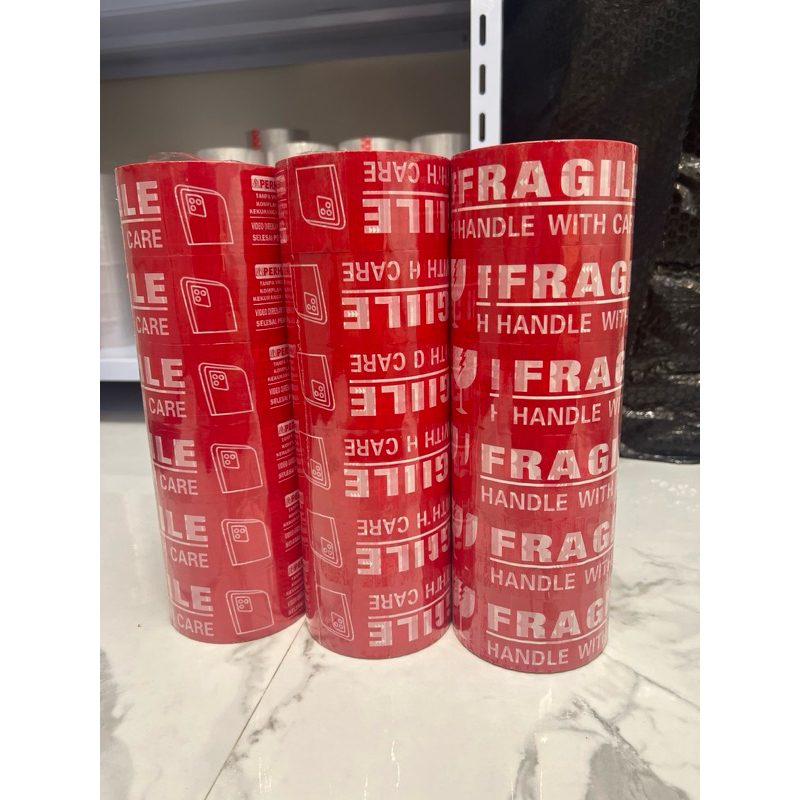 

Lakban Fragile Merah 48mm x 60yard