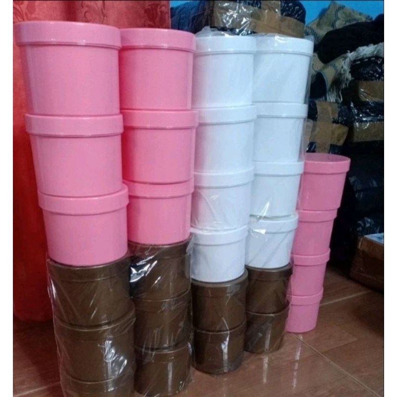 ( ECER ) POT LULUR 500 gr | POT KOSMETIK 250 gr | POT PLASTIK WADAH 100 gr | WADAH HB RACIKAN | POT 