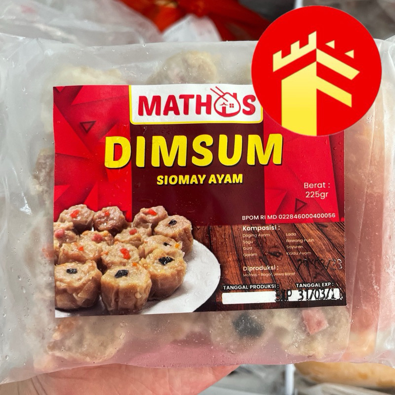 

MATHOS DIMSUM SIOMAY AYAM GYOZA LUMPIA AYAM CAKWE AYAM ARDENA EKADO