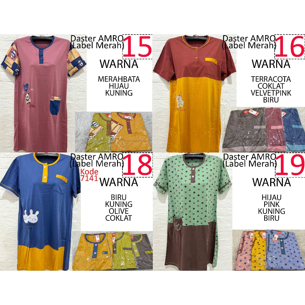 Daster AMRO Murah Label Merah -1