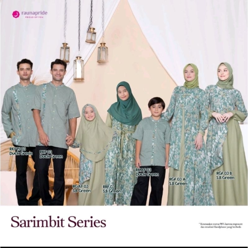 Cuci Gudang RAUNA "Sarimbit 03 Green"