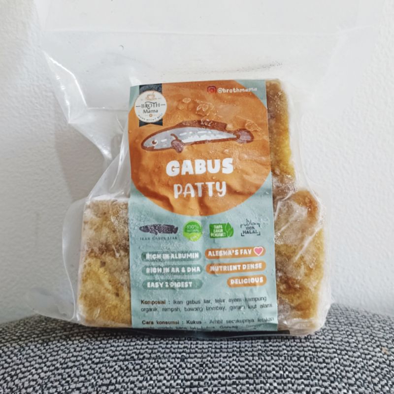 

BROTHMAMA - GABUS PATTY / MPASI NUTRIENT DENSE FOOD / BB BOOSTER / ORGANIC BABY FOOD
