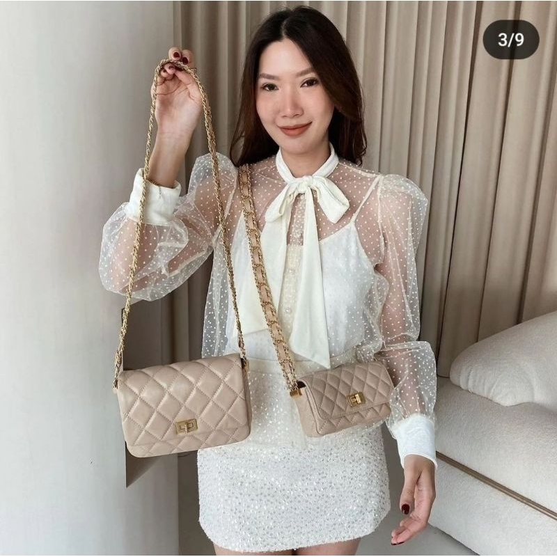 TAS QUEEN OF MATERIAL CIELLO BAG