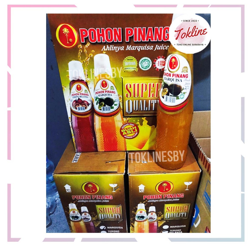 

[ 1 Karton isi 6 ] POHON PINANG SYRUP SIRUP ISI 6 BOTOL 600ML Terong Belanda Markisa
