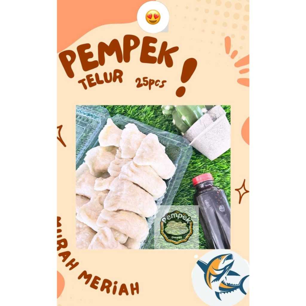 

Pempek Telur isi 25 + Cuka 250ml Pempek Oma66 Premium Khas Palembang Ikan Tenggiri Segar + Cuko Pempek